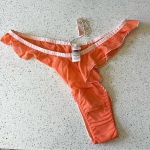 We Are HAH Tangerine Fly Girl Mesh Panty, Women’s Size Large